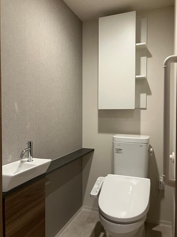 プラウドシティ国立のトイレ|清潔感のあるトイレです