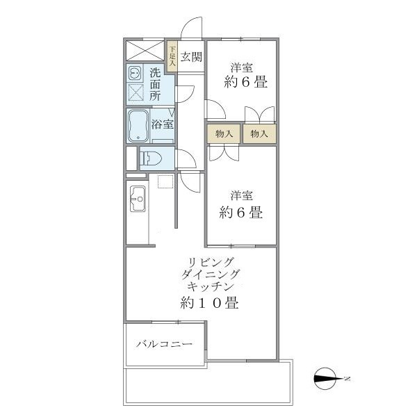 パールハイツ恋ヶ窪の間取り