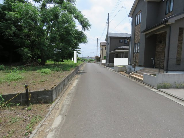 川越市小堤売地の前面道路含む現地写真