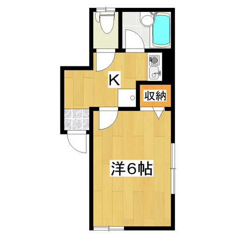 パインヒル南小岩の間取り|２面採光のキレイなお部屋です！