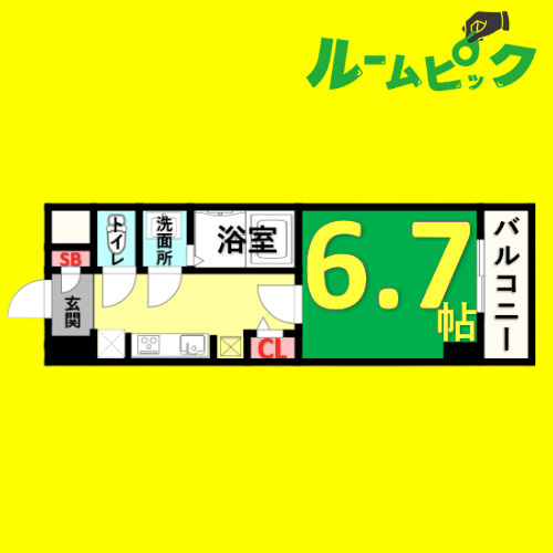 Stella　名古屋市賃貸　仲介手数料無料の間取り
