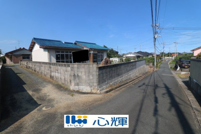 【前面道路含む現地写真】 | 東岐波字中ノ尾・平屋（物置・居住不可）186坪 | 現地（2026年8月18日撮影）
