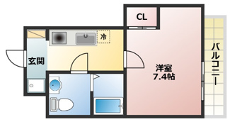 【間取り】 | ソーシア西院