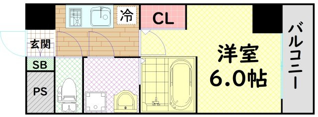 【間取り】 | エスリード難波ザ・ブライト