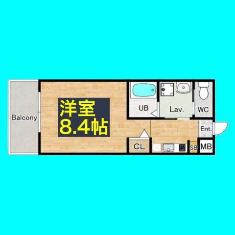 ピーステン名駅南の間取り