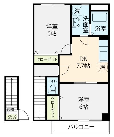 DankeⅢの間取り