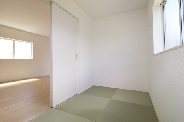 鏡石町鏡沼　　　１号棟　　　鏡石第１小学校、鏡石中学区の和室|※同社施工例