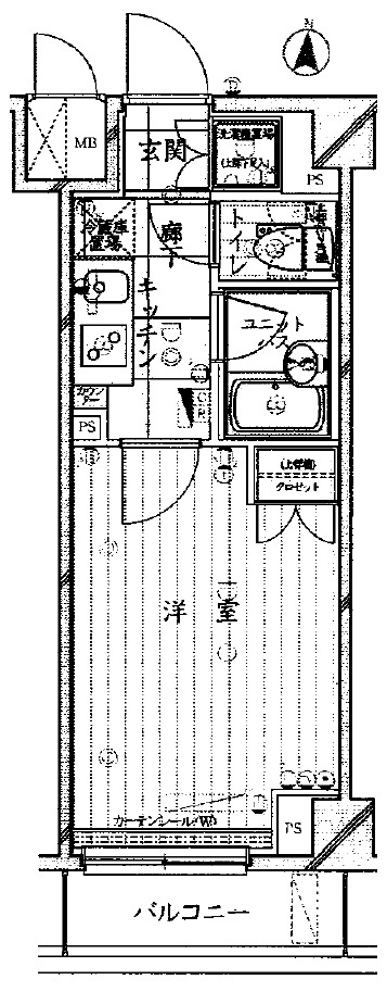 ルーブル多摩川七番館の間取り
