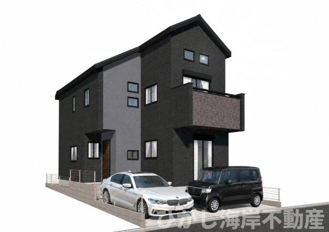 茅ヶ崎市高田３丁目　新築戸建の外観|イメージパスですので実際のものと多少異なります
