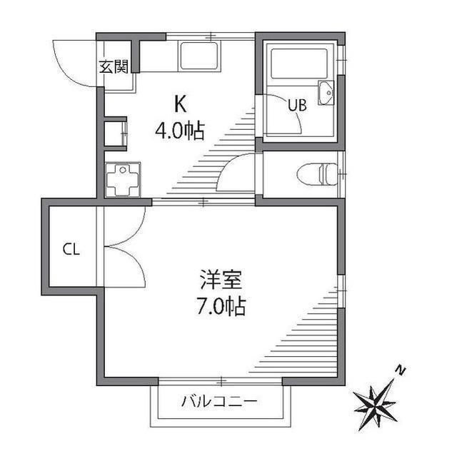 TBコーポの間取り