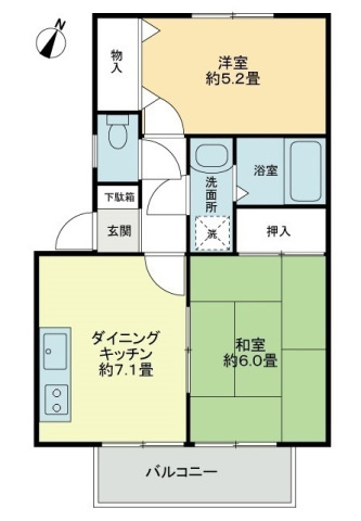 フォブールかざしヶ丘Ｅ