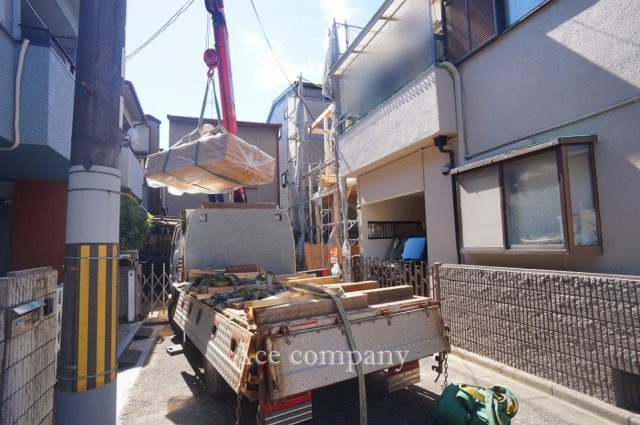 【前面道路含む現地写真】 | 東大阪市稲田新町1丁目 | 【前面道路：幅員4.7ｍ】