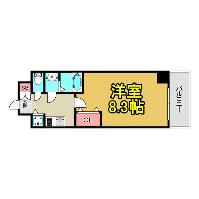 ソルテラス都島本通の間取り