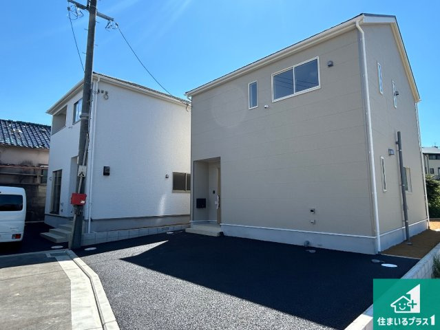 泉南郡熊取町五門東　第2期　新築一戸建ての外観|周辺は落ち着いた街並みの住宅地！子育てがしやすい住環境です！まだ未完成ですが、現地でしかわからない事もございます。是非一度ご覧ください。