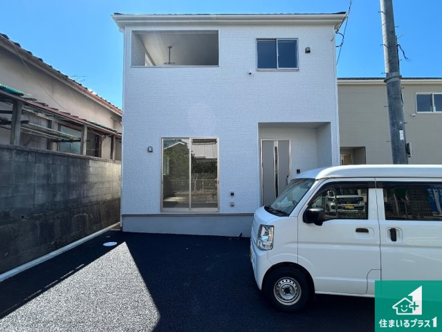 泉南郡熊取町五門東　第2期　新築一戸建ての外観|周辺は落ち着いた街並みの住宅地！子育てがしやすい住環境です！まだ未完成ですが、現地でしかわからない事もございます。是非一度ご覧ください。