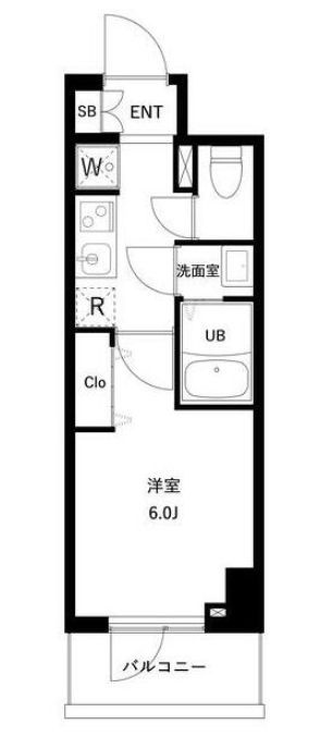 市川市南行徳３丁目の賃貸マンションの間取り