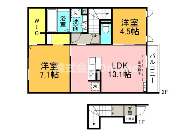 【間取り】 | ルアーナB棟