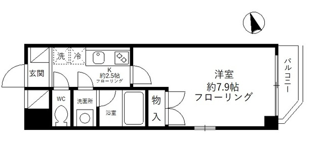 ジャルダンM・Kの間取り