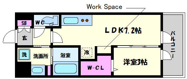 アーバネックス新町　堀江小学校の間取り|アーバネックス新町　間取り
