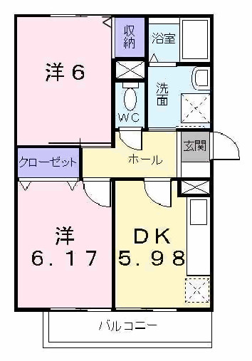 パルティーレの間取り