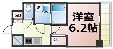 【間取り】 | エスプレイス大阪城SOUTH　仲介手数料無料