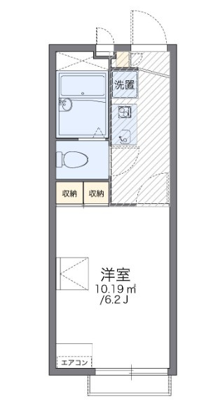 市川市柏井町１丁目の賃貸マンションの間取り