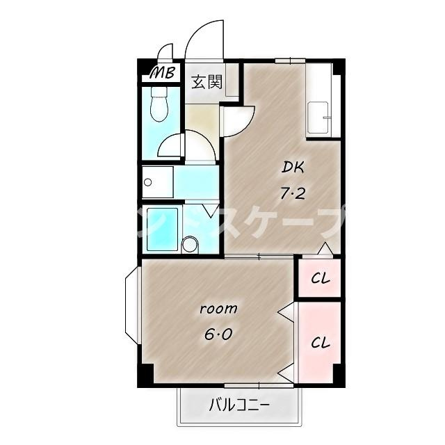 ボヌール　Ａｉの間取り|高崎、前橋のお部屋探しはエンドスケープまで！お客様の理想お聞かせ下さい♪