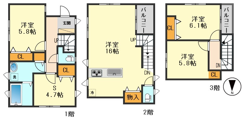 Kolet篠崎#08の間取り