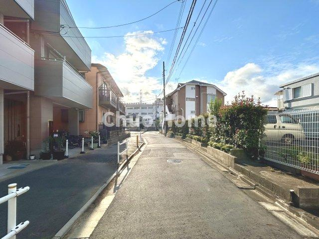 葛飾区細田1丁目中古住宅の前面道路含む現地写真|全面道路