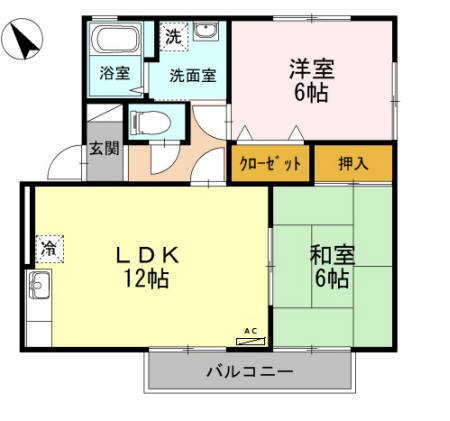 リヴァージュの間取り