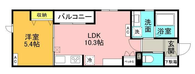 Ｋｏｍａｚａｗａ　Ｋｏｕｅｎ　ｔｅｒｒａｃｅの間取り|間取りです
