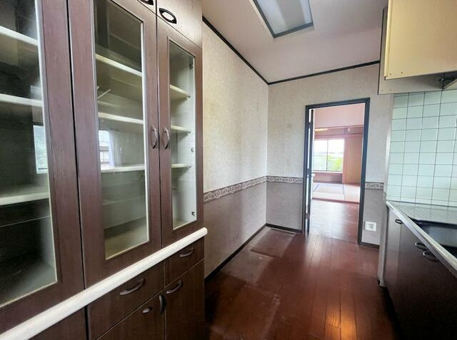 大室高原　平坦で広いお庭付きの平屋建て2SLDKのキッチン