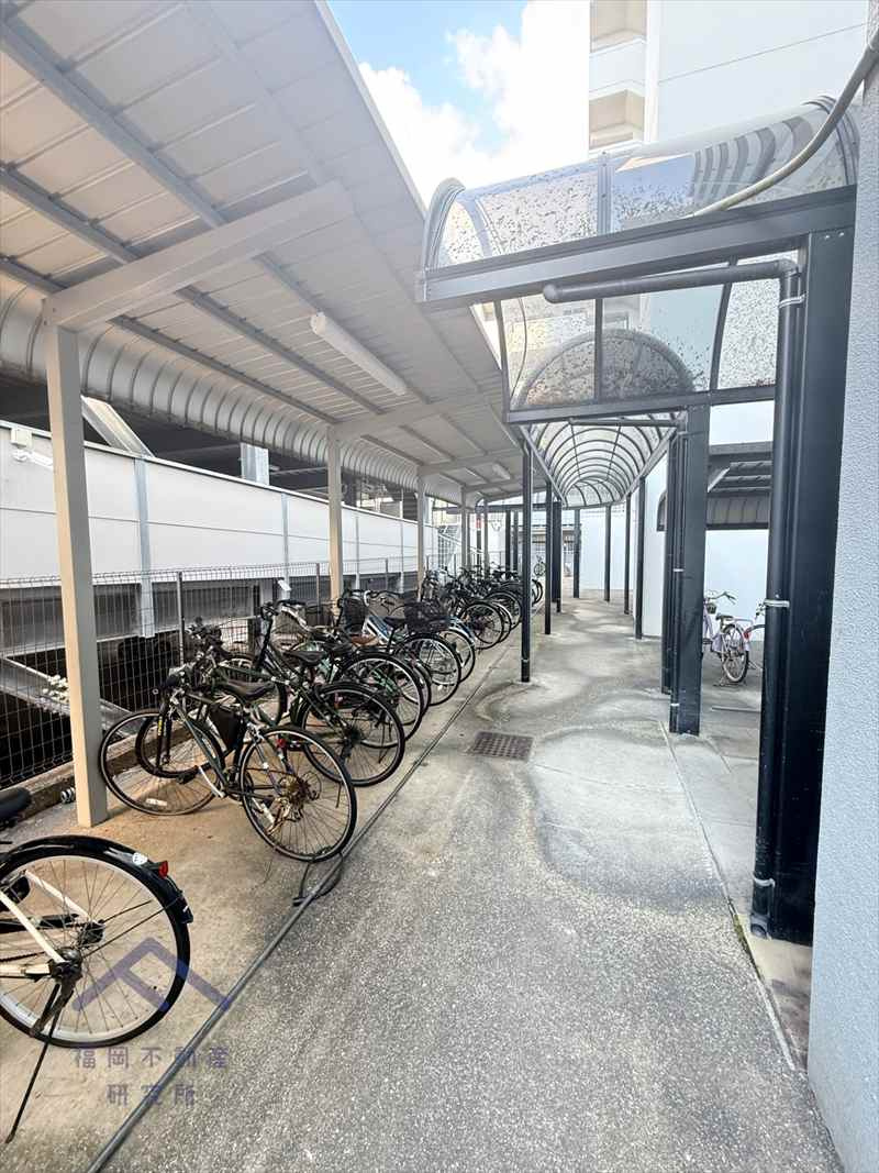 パティオ福岡東 North棟の駐輪場