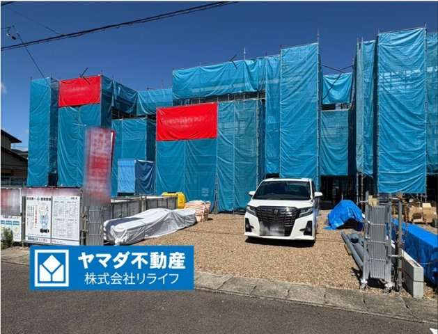 タマタウン　関市東新町3丁目（旭ヶ丘小）　全3区画分譲の外観|「現地（2026年8月18日）撮影」　
■外観写真　
■ヤマダ不動産　株式会社リライフ　