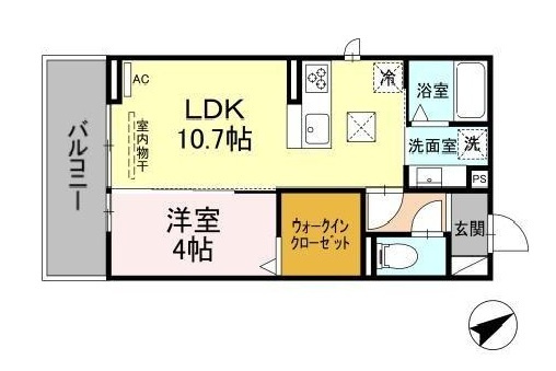 【間取り】 | トレンタ氷室【名古屋市賃貸・宅配ボックス】