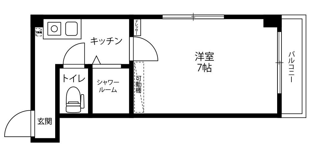 GARBOの間取り