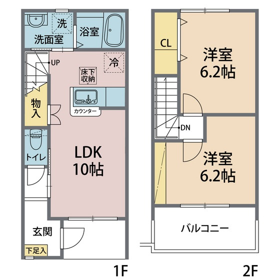グラシア Cの間取り|間取り