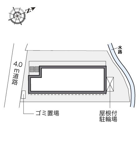 レオパレスウィズユーの区画図