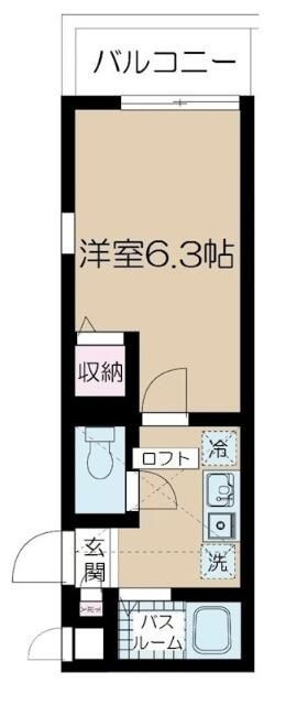 アザーレ西横浜Ｄ棟の間取り