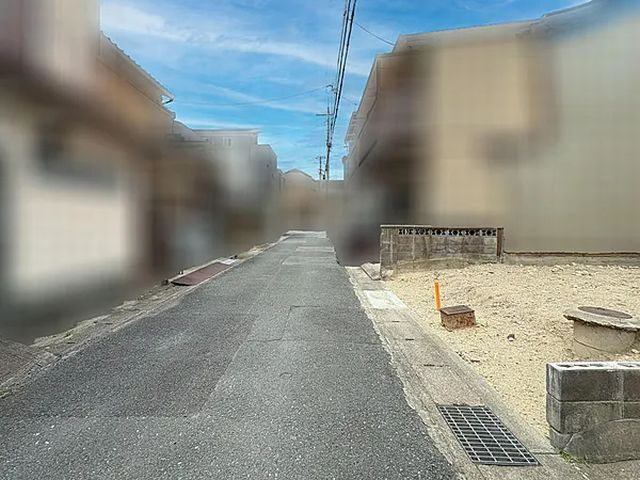 【前面道路含む現地写真】 | 山科区竹鼻扇町　売地