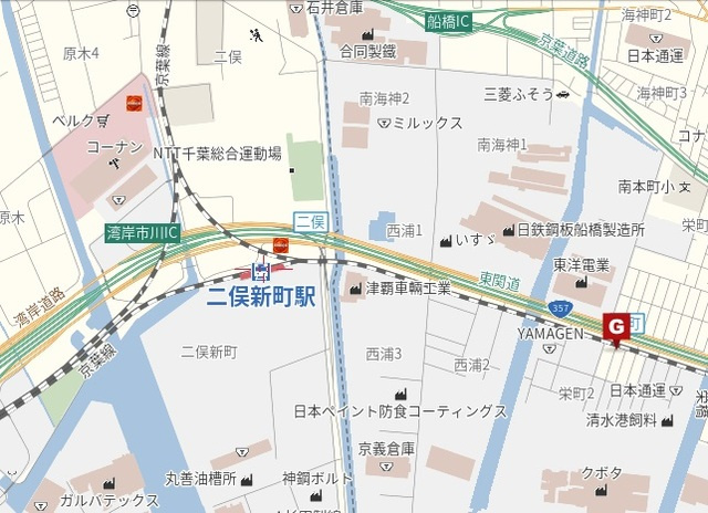 SOLEIL南船橋　ソレイユの地図|★案内図★