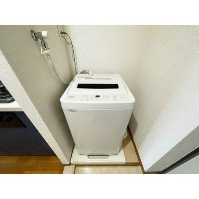 【設備】 | スカイコート馬込 | 洗濯機置き場です