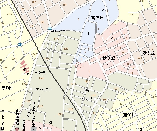 フォレストヒルⅡの地図|案内図