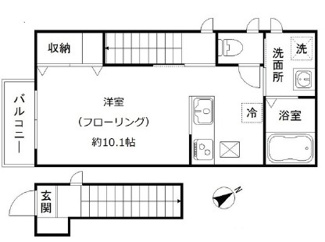 【間取り】 | メゾン　ド　ローリエ