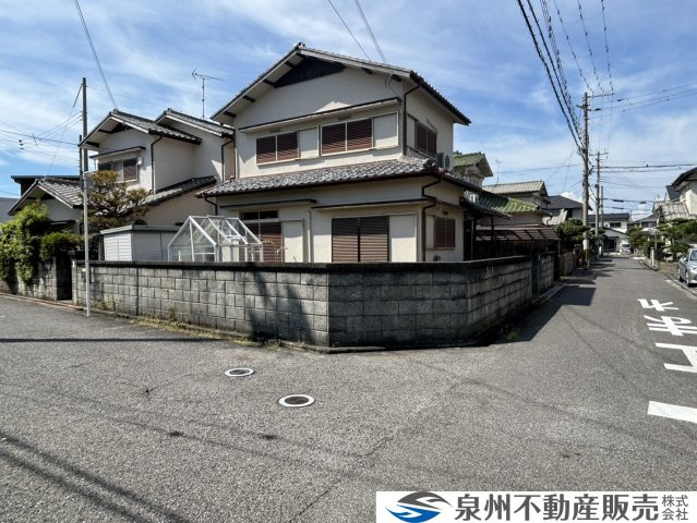 阪南市下出　古家付き土地