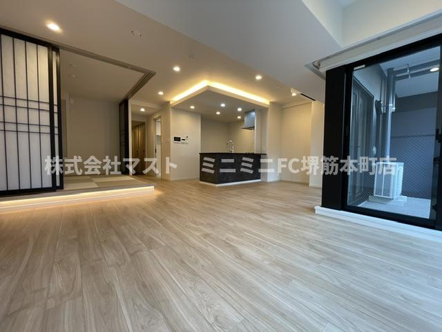 S-RESIDENCE谷町六丁目aloの居間・リビング