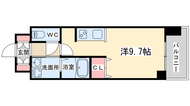 【間取り】 | グランカーサ梅田北