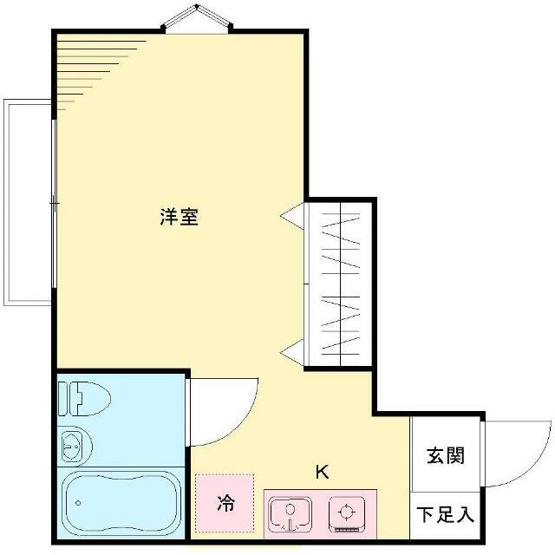 【間取り】 | ヒルサイドＢ棟-緑ヶ丘2丁目-