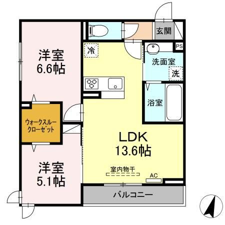 Lucky circle Hiyoshi (ラッキーサークルヒヨシ)の間取り