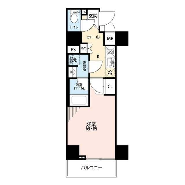 プレール・ドゥーク住吉Ⅳの間取り|間取りです。